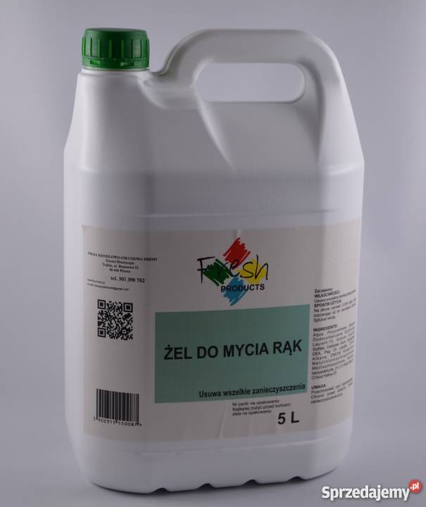 KAGER FRESH Żel do mycia rąk 5l mazowieckie Trąbki