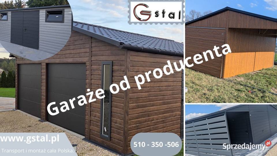garaż blaszany 3x5 6x6 9x6 10x6 hala wiata Bielsko-Biała