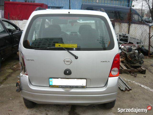 OPEL AGILA 2000rBENZYNA Uszkodzony benzyna Wiązowna