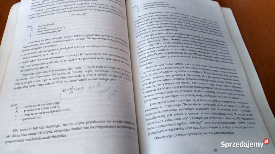 Metody badań fizycznolimnologicznych Lange Gdańsk