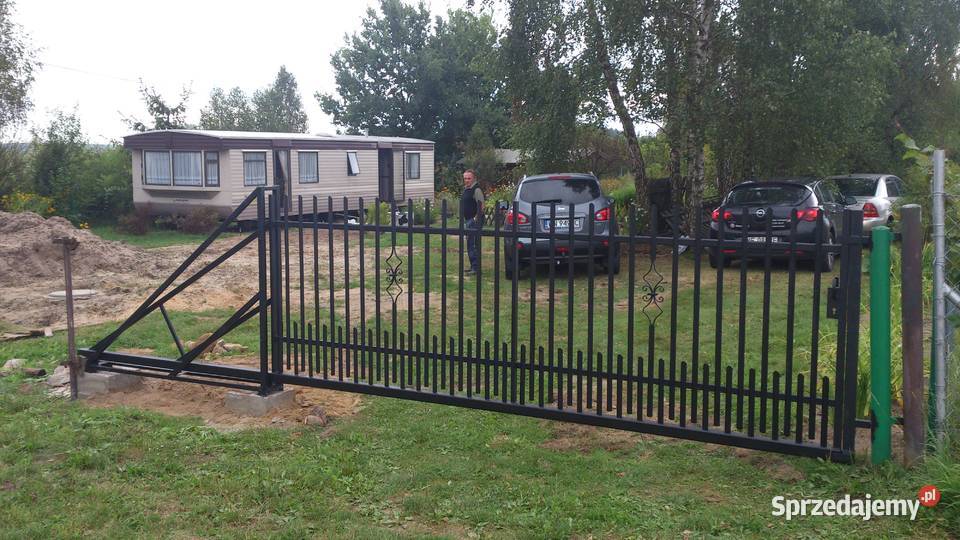 Brama przesuwna wypełniona kątownikiem do metal Mińsk Mazowiecki sprzedam