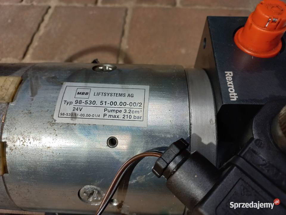 Pompa silnik 24V agregat hydrauliczny winda Mbb Przykona