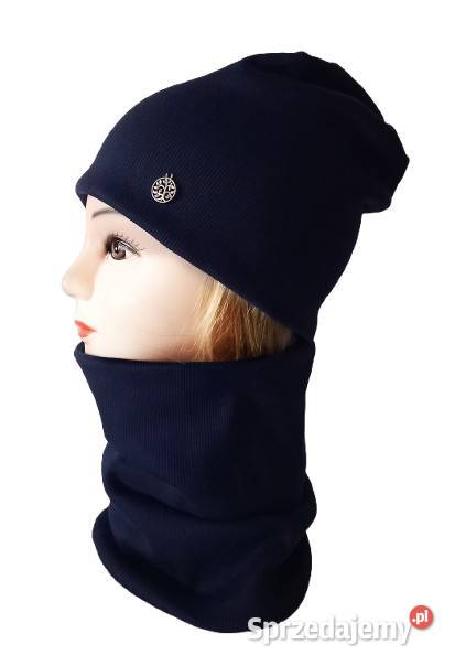 Komplety czapka z kominem na jesień wiosnę i Białystok sprzedam