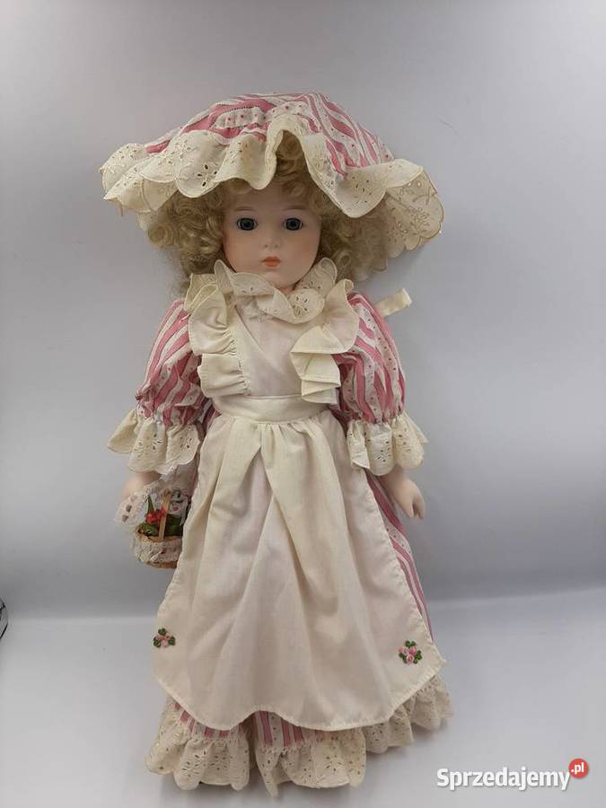 Przepiękna kolekcjonerska lalka porcelanowa Inowrocław