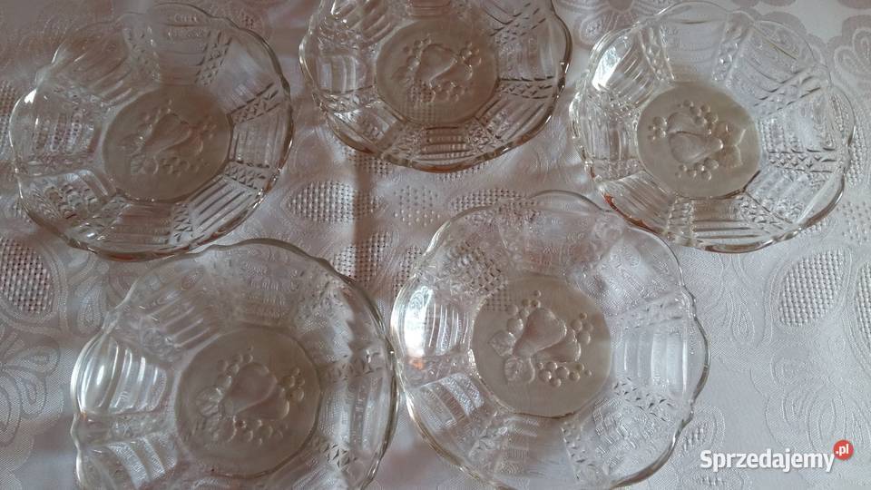 Talerzetalerzyki deserowe 2gruszki i winogrono łódzkie Łódź