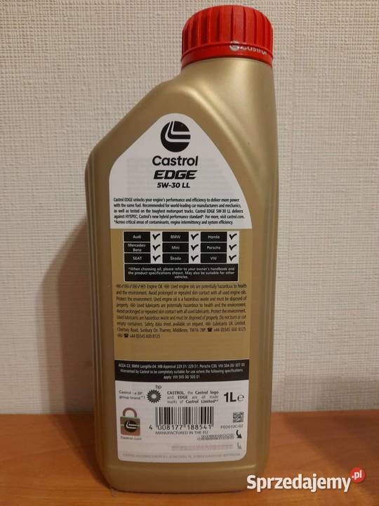 Olej silnikowy Castrol Edge 5W30 5W30 1L 2025 r Tarnowskie Góry