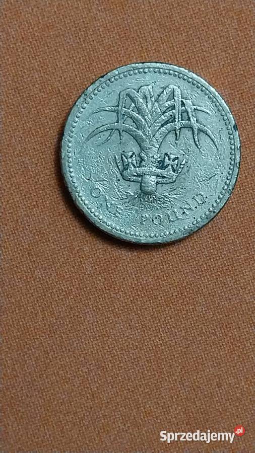 Moneta jednofuntowa 1985r Golub-Dobrzyń