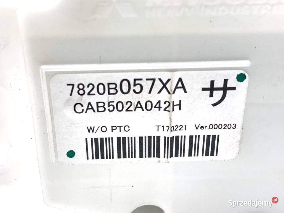 PANEL STEROWANIA NAWIEWU MITSUBISHI OUTLANDER