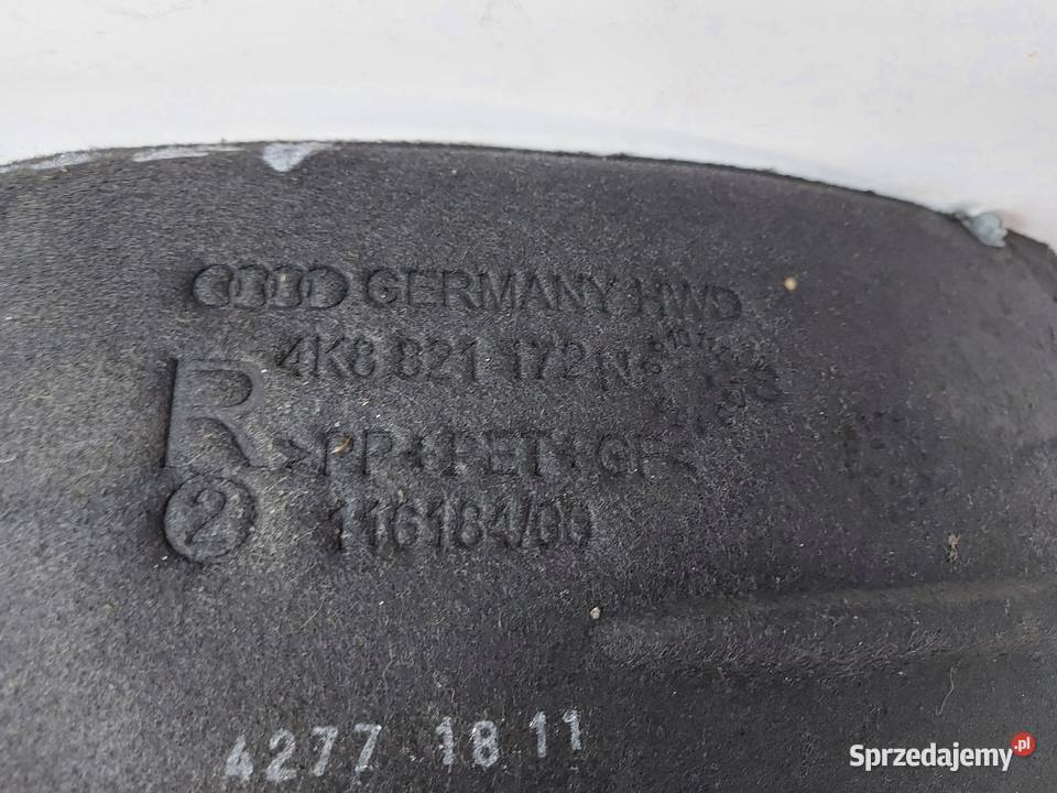 Audi A7 II 4K8 4M0 TFSI NADKOLE PRAWE PRZÓD osobowe sprzedam