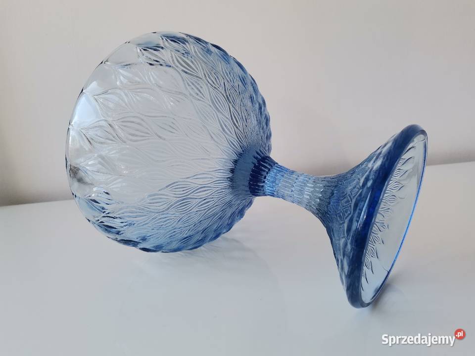 Stara niebieska patera owocarka Migdały Eryka Katowice sprzedam