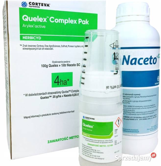 Quelex complex PAK na 4 i 20 ha jesienny Rolnictwo Golub-Dobrzyń sprzedam