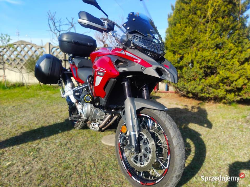 Benelli TRK 502X 2019 35kW 500 na A2 KUFRY 20800km Żyrardów sprzedam