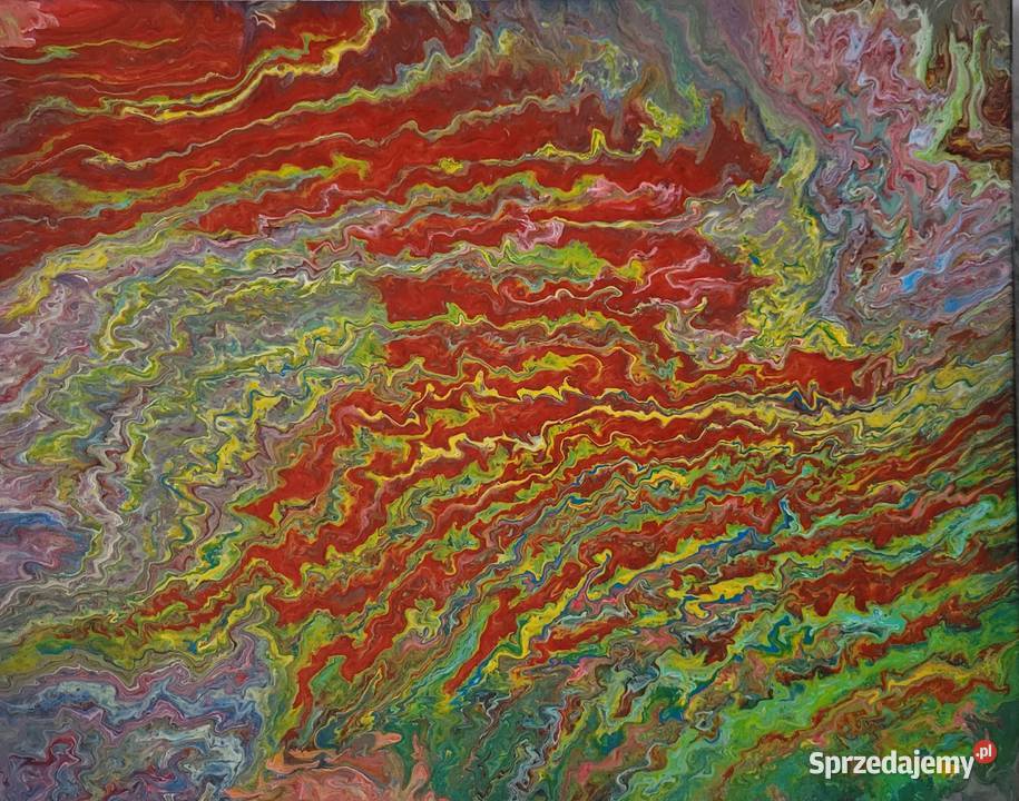 Obraz akrylowy ręcznie malowany