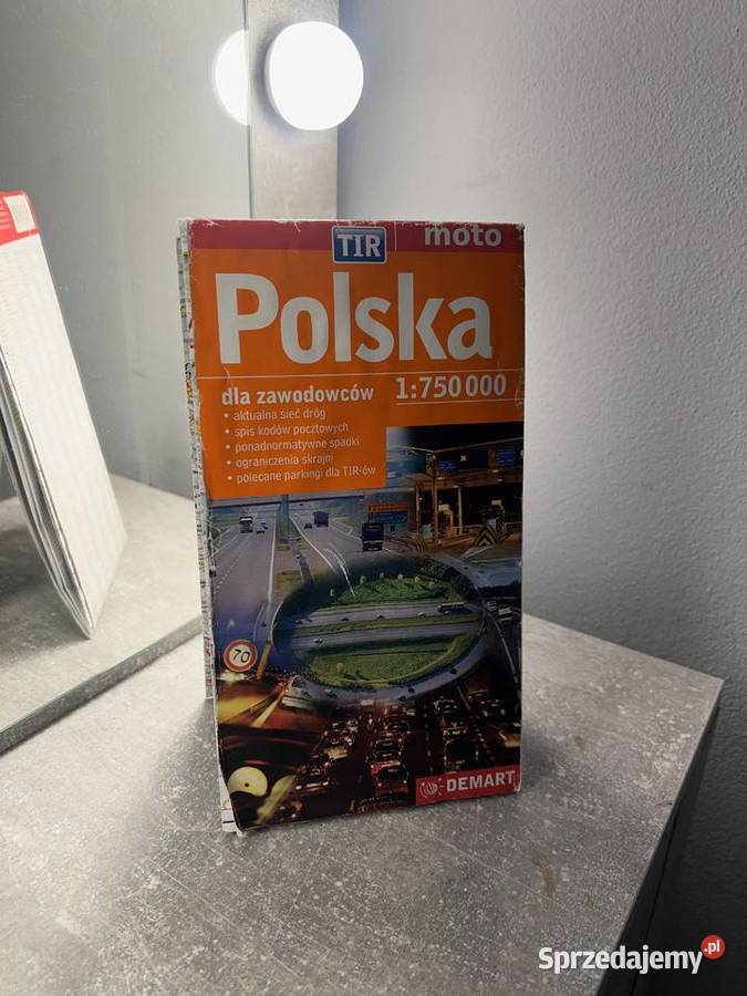 Mapa Polska zawodowców Tir Moto Demart 11750000 Jasło