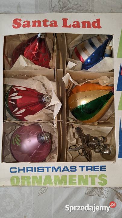 Bombki choinkowe PRL Vintage różne Łódź