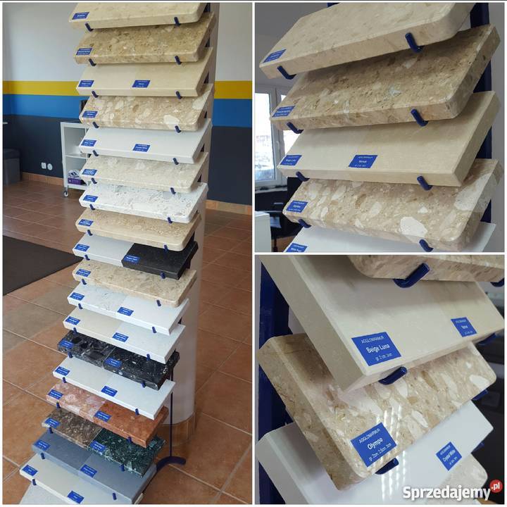 Parapety wewnętrzne agglomarmur konglomerat Łomża