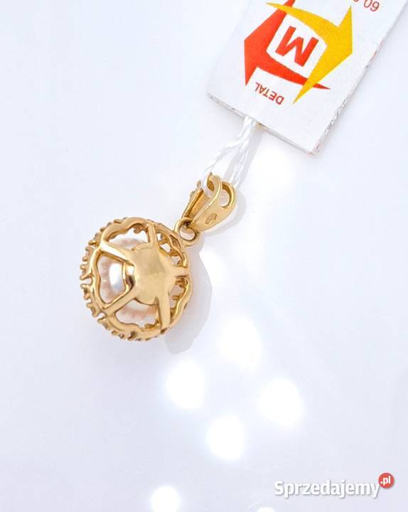 20 Wisiorek Złoty pr585 z Perłą Z1134 wielkopolskie Poznań
