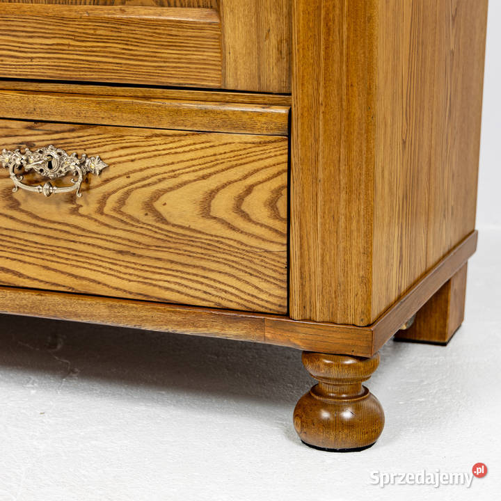 Szafa Ludwik Filip jesion lity antyk stara Antyki, Sztuka, Kolekcje wielkopolskie Swarzędz