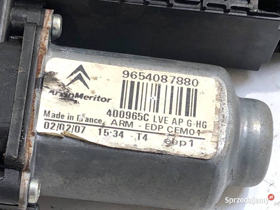 PODNOŚNIK SZYBY LEWY PRZÓD CITROEN C4 PICASSO I sprzedam