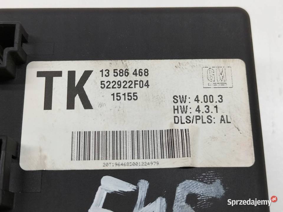 MODUŁ ŚWIATEŁ 13586468 Opel Astra IV 2009 2020 J Rok produkcji 2011 świętokrzyskie