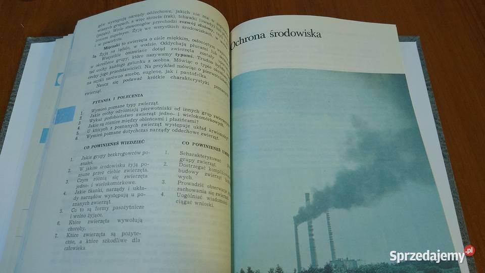 Biologia podręcznik klasy piątej Dziedzicka tradycyjny podręcznik Gdańsk