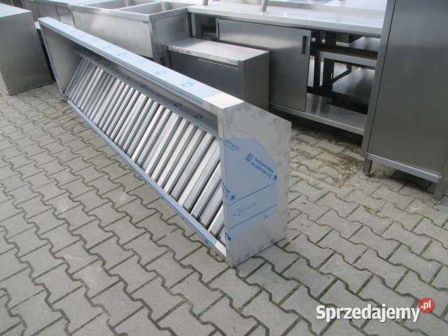 OKAP GASTRONOMICZNY TRAPEZOWY Z FILTRAMI 3008035 Ostrów Wielkopolski