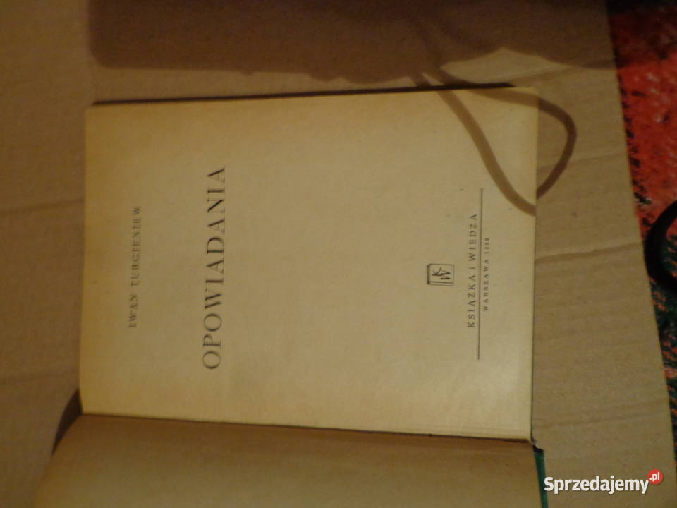 Opowiadania Iwan Turgieniew Książka i wiedza