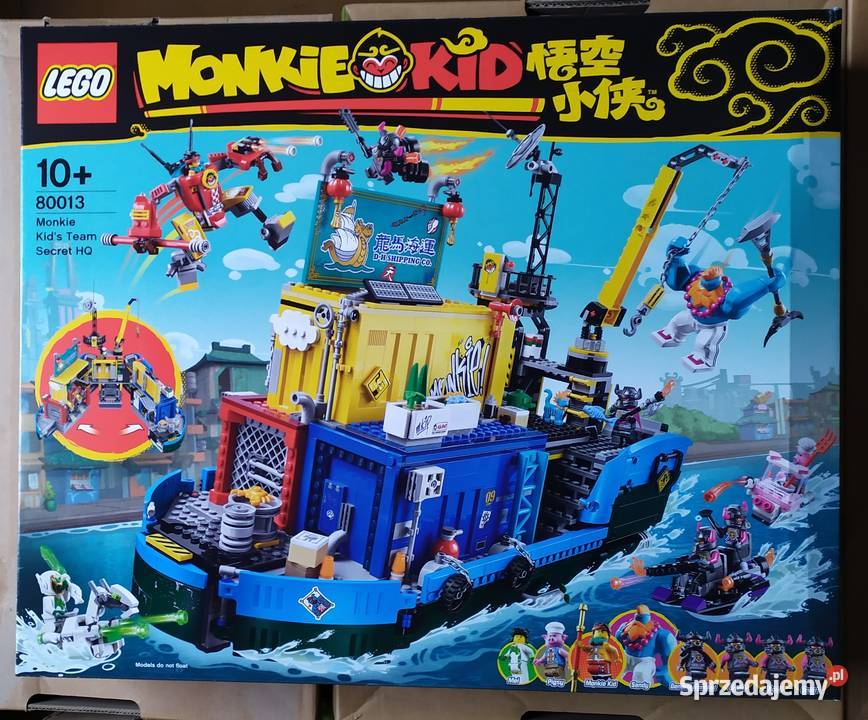 LEGO 80013 Monkie Kid Tajne dowództwo ekipy łódzkie