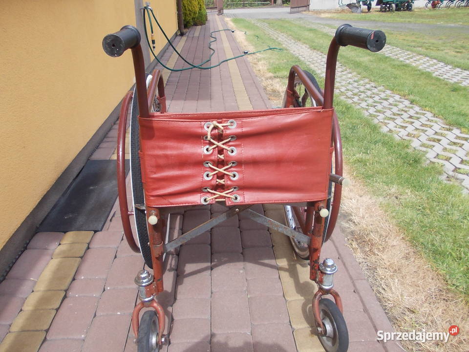 Wózek inwalidzki z PRL z lat 70tych Pozostałe