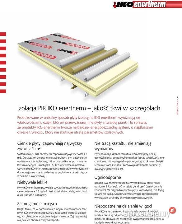 Płyty PIR ENERTHERM ALUnajlepsza termoizolacja Nisko
