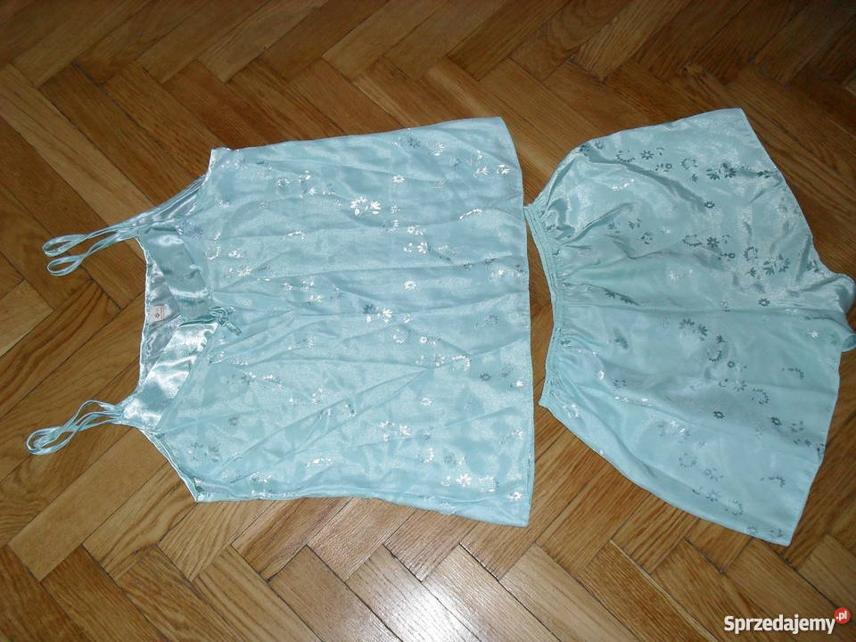 NOWY SATYNOWY KOMPLET TOP FIGI RXL Rozmiar XL
