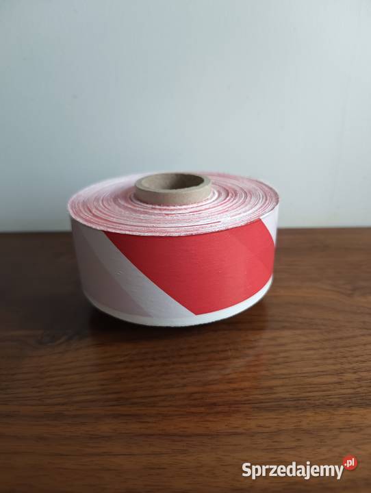 Taśma ostrzegawcza bialo czerwona wygrodzeniowa Wrocław