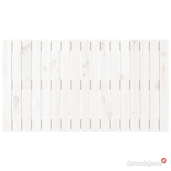 Wezgłowie łóżka białe 108x3x60 lite drewno Warszawa sprzedam