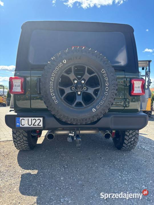 Jeep Wrangler IV 36 Willys V6 niski przebieg Ślesin