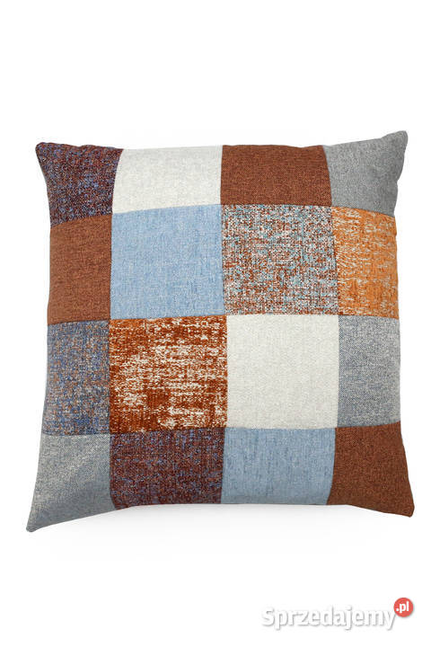 Poduszka Dekoracyjna Patchwork Żakardowa 50x50 50cm Kazimierz Biskupi