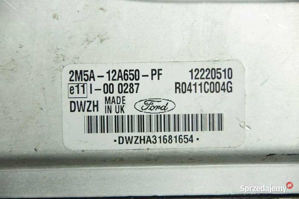 KOMPUTER SILNIKA ECU FORD FOCUS MK1 2M5A12A650PF kujawsko-pomorskie Lipno sprzedam