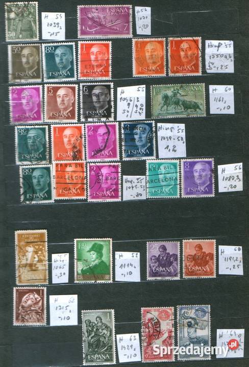 Zn Hiszpania Mi 289a b kas 1922