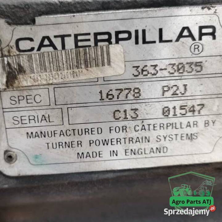 Skrzynia biegów Powershift CKA71191 3633035 CAT Układ zawieszenia Ciechanowiec