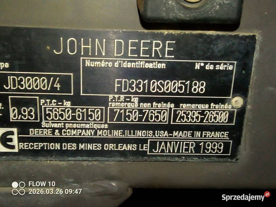 John Deere 3310 99r 4x4 dobrze utrzymany lubelskie Pilaszkowice Pierwsze