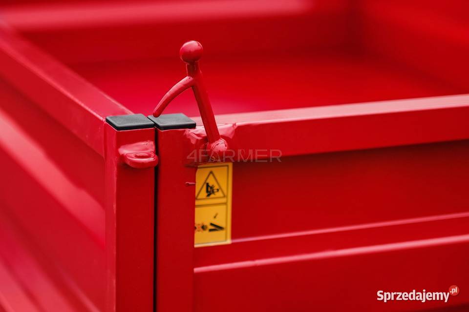 Przyczepa rolnicza jednoosiowa 15T z kiprem Przyczepy rolnicze Tajęcina