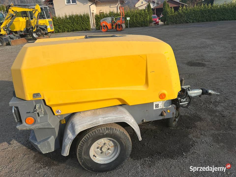 Kompresor sprężarka śrubowa Altas Copco XAS48 986h Maków Podhalański sprzedam