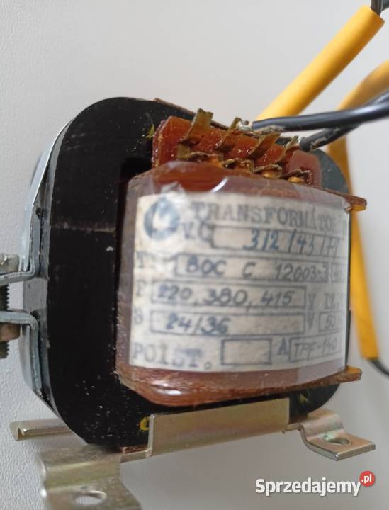 Transformator sieciowy 220380415V2436Vz PRL