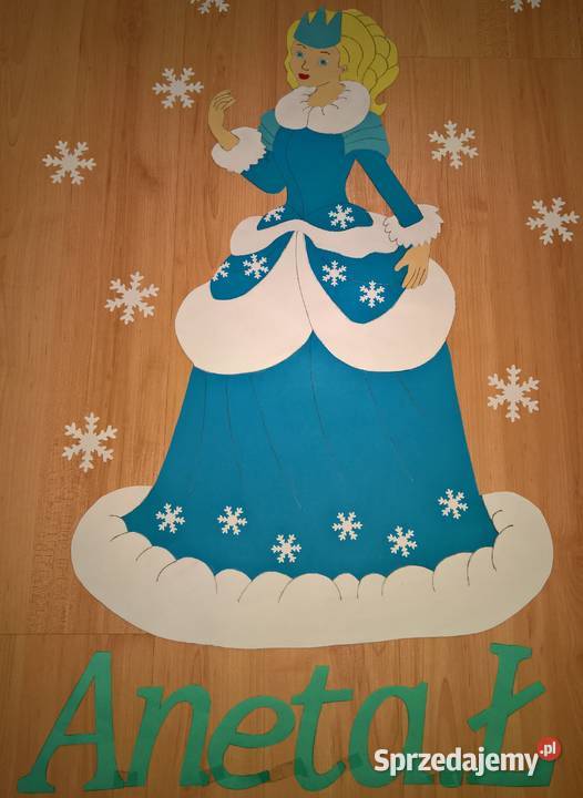 Dekoracje dwustronne okienne o tematyce zimowej Garwolin