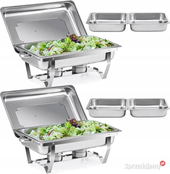 Zestaw naczyń 2 x 1 4 x 12do podgrzewania potraw