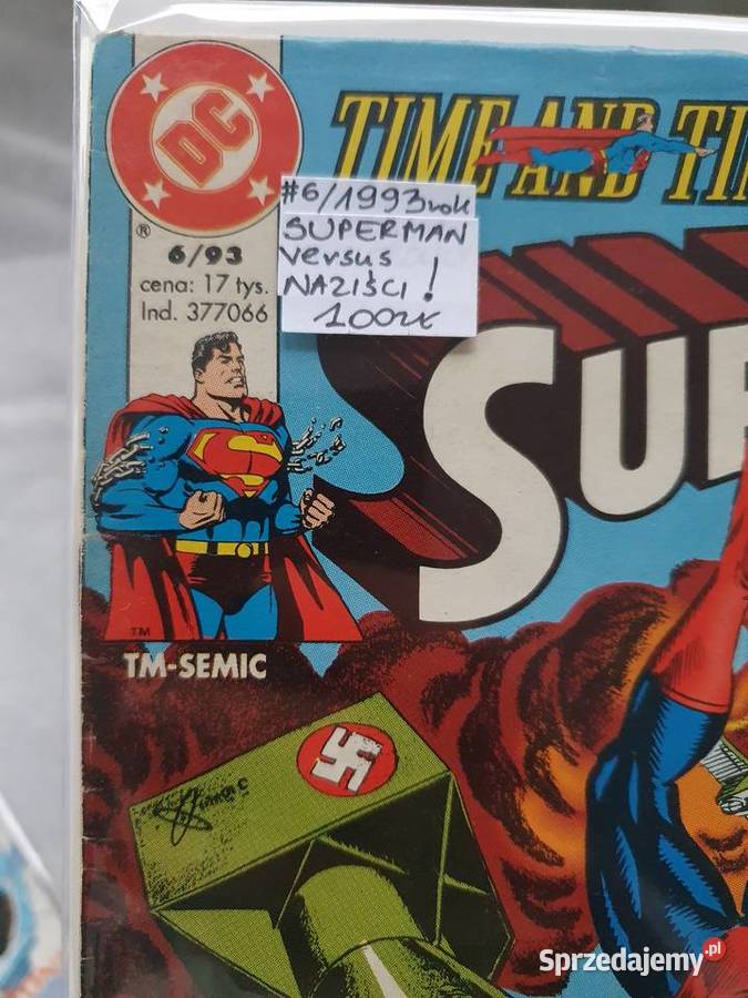 Superman kontra Naziści komiks TMSemic 1993 Gdynia