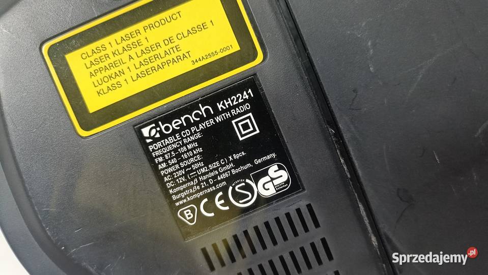 Radioodtwarzacz z CD Bench KH2241 Poznań