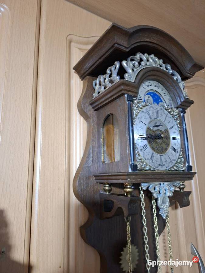 Holenderski zegar z fazami księżyca podkarpackie Rzeszów sprzedam