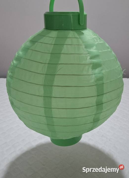 Lampa solarna lampion solarny zielony 23 Artykuły szkolne Czeladź