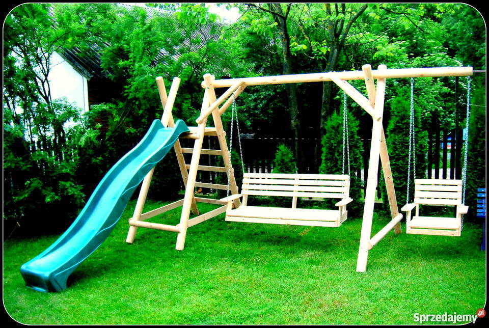 Meble ogrodowe barowe krzesła drewniane huśtawka Meble ogrodowe Chojnice