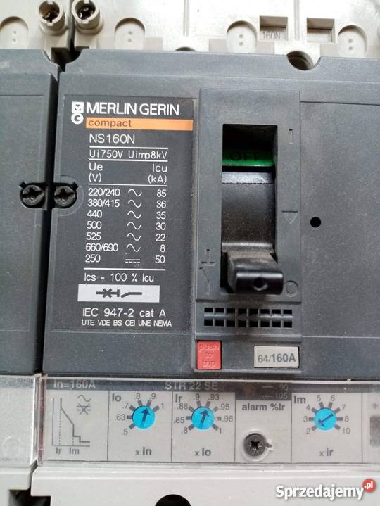Wyłącznik prądu Merlin Gerin Elektronika Wągrowiec